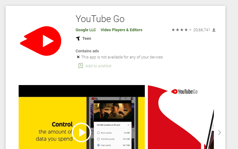 Youtube Go – यूट्यूब से वीडियो डाउनलोड करने वाला ऐप्स