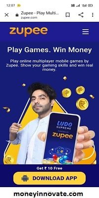 Zupee Gold – पैसा जीतने वाला गेम 2023