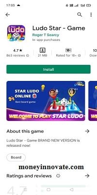 Ludo Star – पेटीएम कैश कमाने वाला गेम लूडो