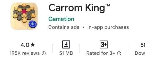Carrom King – Best पैसे कमाने वाला कैरम बोर्ड और कैरम गेम खेल कर पैसे कमाए