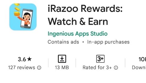 Irazoo – ऑनलाइन वीडियो देखकर पैसे कमाने वाला ऐप