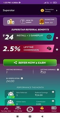 Winzo – गेम खेलकर पैसा कमाने वाला ऐप (Refer And Earn In Hindi)