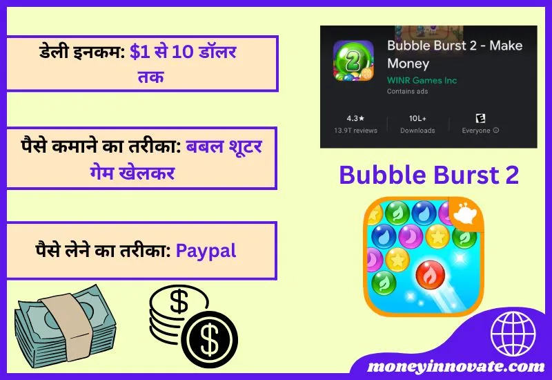 Bubble Burst 2 - Bubble Shooter Paytm Cash Game Download