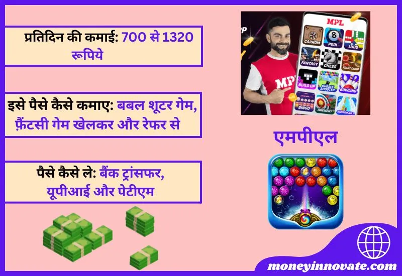 MPL Bubble Shooter Game - Best Bubble Shooter Paytm Cash Game