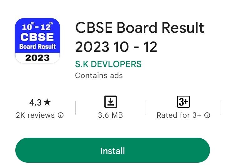 cbsc board  result - cbsc board result dekhne wala app